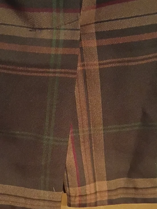 Catos 22W Plaid Skirt in Brown and Black NWT - Picture 3 of 5